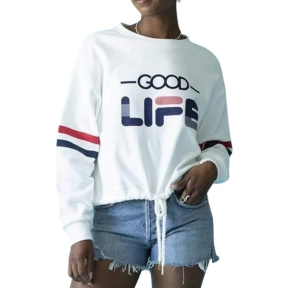 Le Superbe Good Life Champion Sweatshirt Size XS Oversized 100% cotton